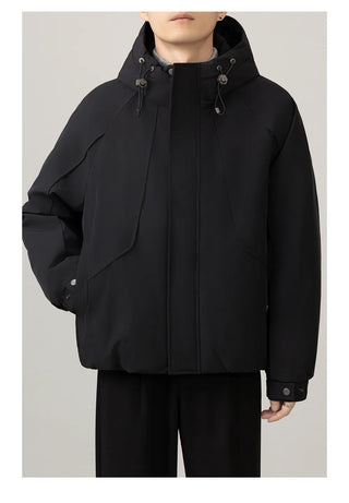 hooded work jacket