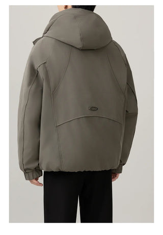 hooded work jacket