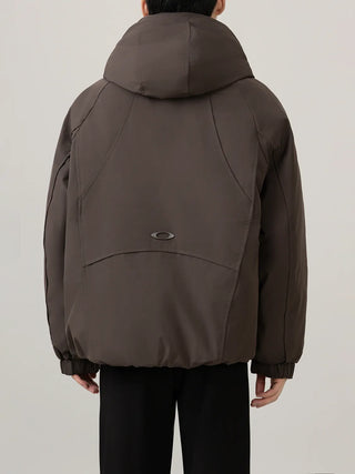 hooded work jacket