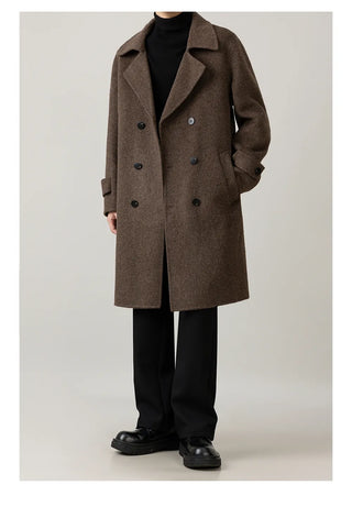 double-breasted trench coat