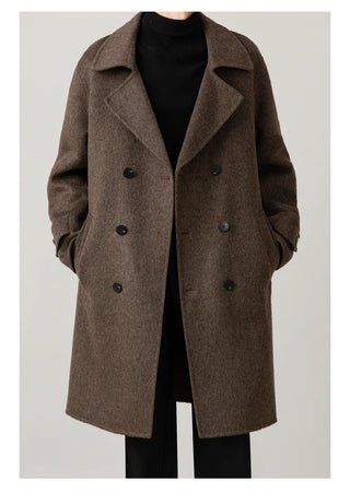 double-breasted trench coat