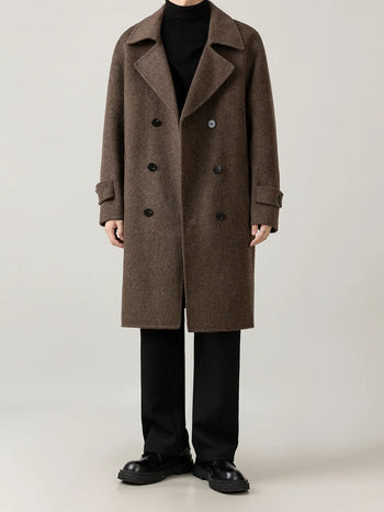 double-breasted trench coat
