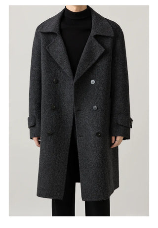 double-breasted trench coat