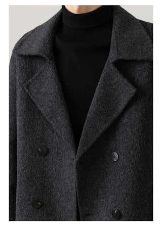 double-breasted trench coat