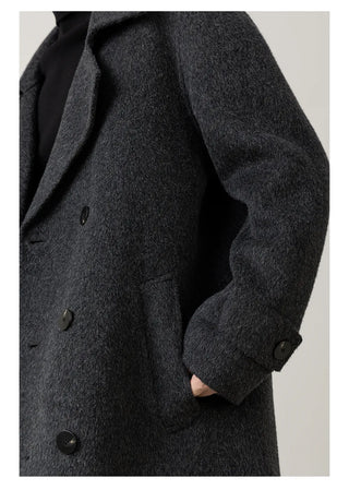 double-breasted trench coat