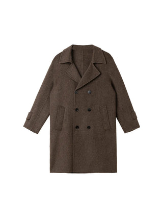 double-breasted trench coat