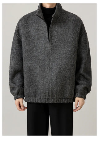 stand alpaca coat
