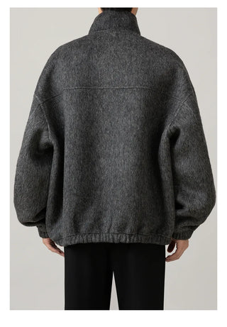 stand alpaca coat