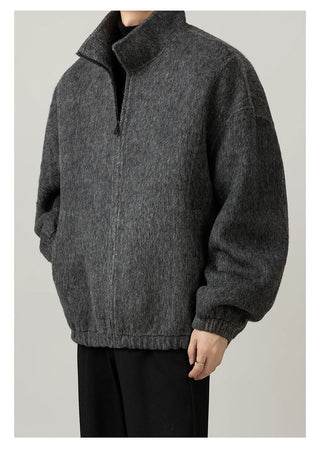 stand alpaca coat