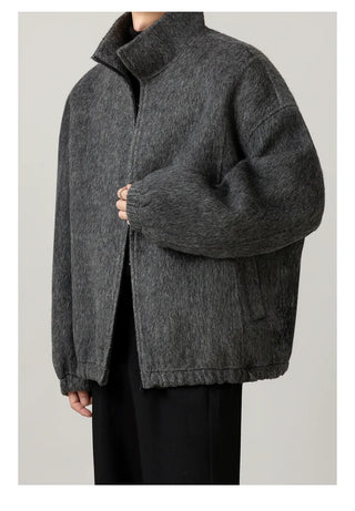 stand alpaca coat