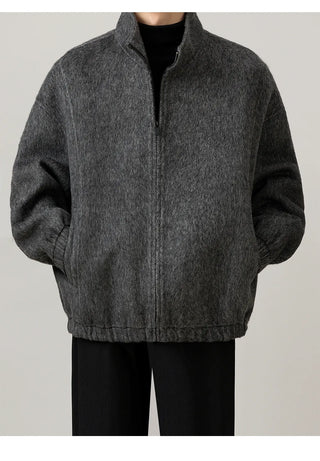 stand alpaca coat