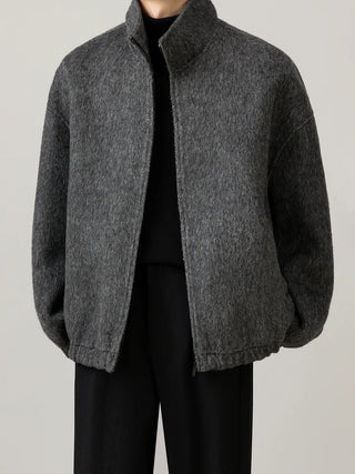 stand alpaca coat