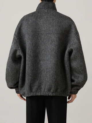 stand alpaca coat