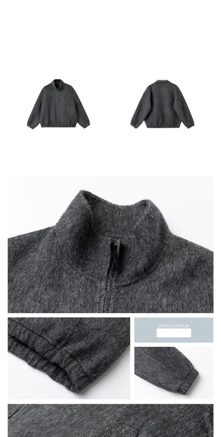 stand alpaca coat