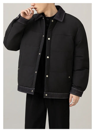 denim down jacket