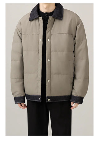 denim down jacket