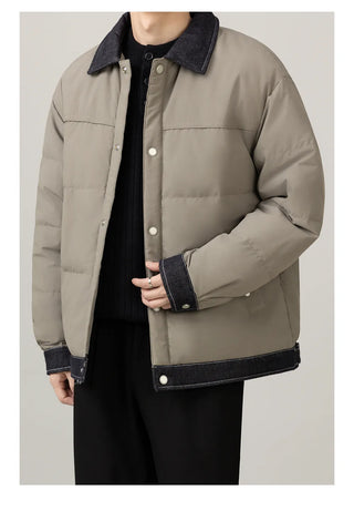 denim down jacket