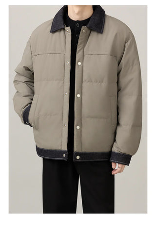 denim down jacket