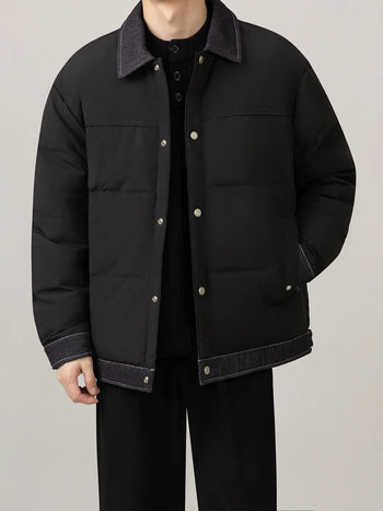 denim down jacket