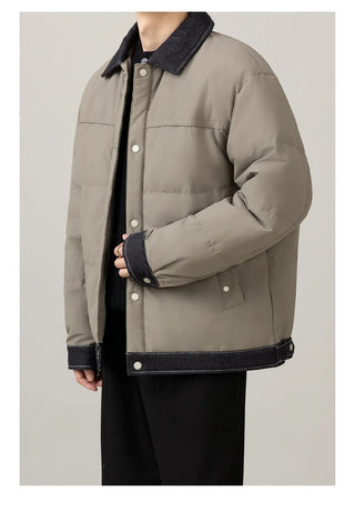 denim down jacket