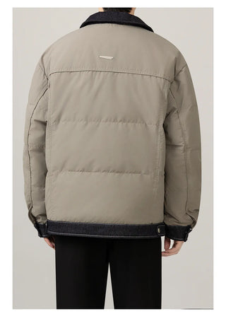 denim down jacket