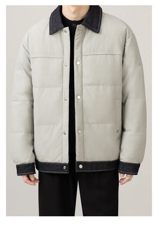 denim down jacket