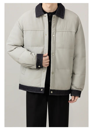 denim down jacket
