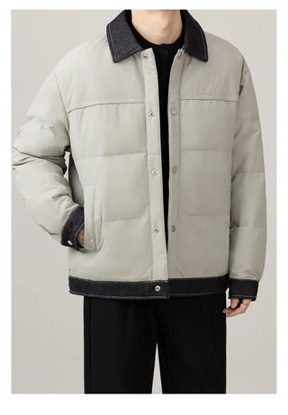 denim down jacket