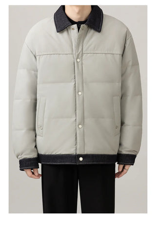 denim down jacket