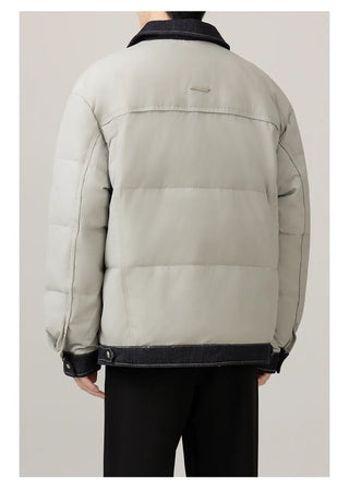 denim down jacket