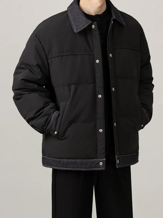 denim down jacket