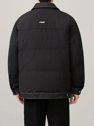 denim down jacket