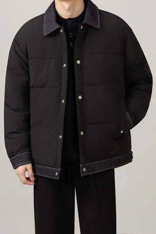 denim down jacket