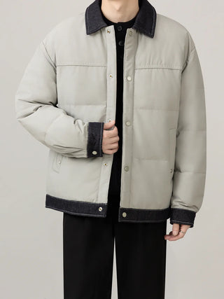 denim down jacket