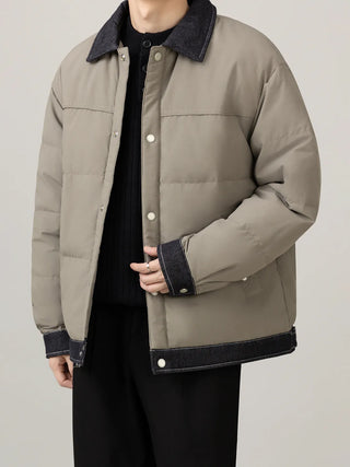 denim down jacket