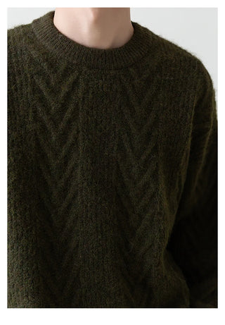 wool blend pullover