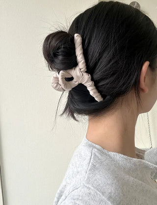 Satin Knot Twist Large Updo Hair Clip