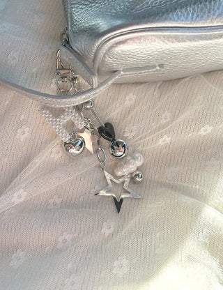 Cloud Smile Bag Decor Keyring Phone Strap