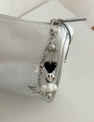 Cloud Smile Bag Decor Keyring Phone Strap