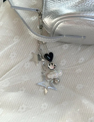 Cloud Smile Bag Decor Keyring Phone Strap