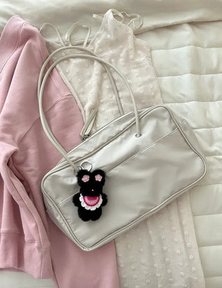 Nylon Daily Peddler Bag Baguette Shoulder Bag