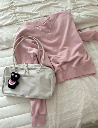 Nylon Daily Peddler Bag Baguette Shoulder Bag