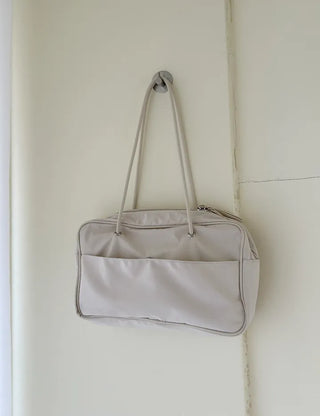 Nylon Daily Peddler Bag Baguette Shoulder Bag