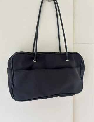 Nylon Daily Peddler Bag Baguette Shoulder Bag