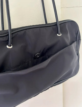 Nylon Daily Peddler Bag Baguette Shoulder Bag