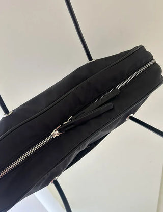 Nylon Daily Peddler Bag Baguette Shoulder Bag