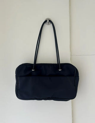 Nylon Daily Peddler Bag Baguette Shoulder Bag