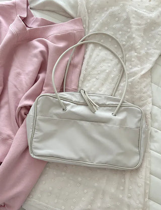 Nylon Daily Peddler Bag Baguette Shoulder Bag