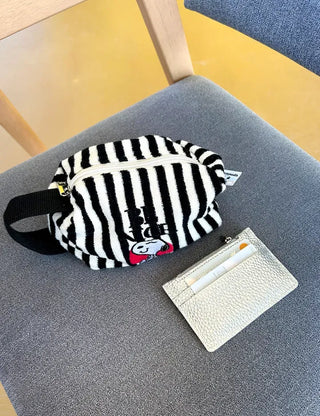 Authentic Size 2 Terry Snoopy Pouch Mini Bag