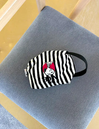 Authentic Size 2 Terry Snoopy Pouch Mini Bag